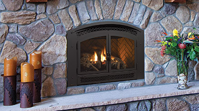 Excalibur Zero Clearance Direct Vent Natural Gas Fireplace (P90E-NG11) P90E-NG11